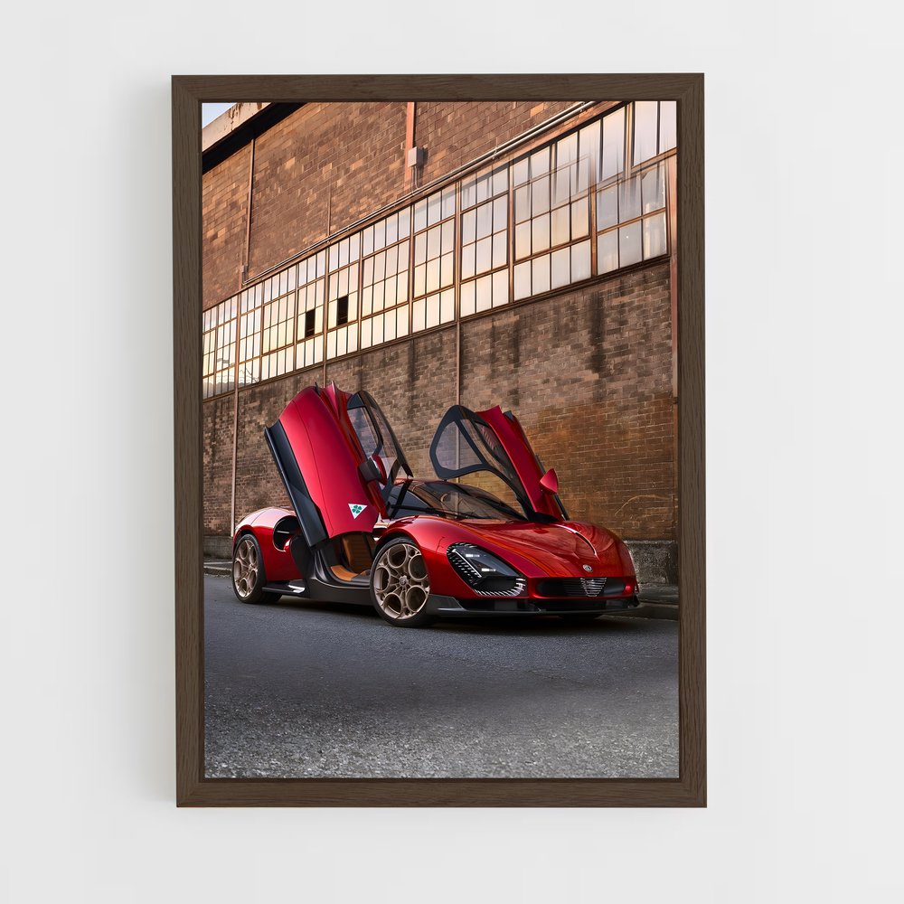 Poster Route Écarlate – affiche Alfa Romeo (vue 5)